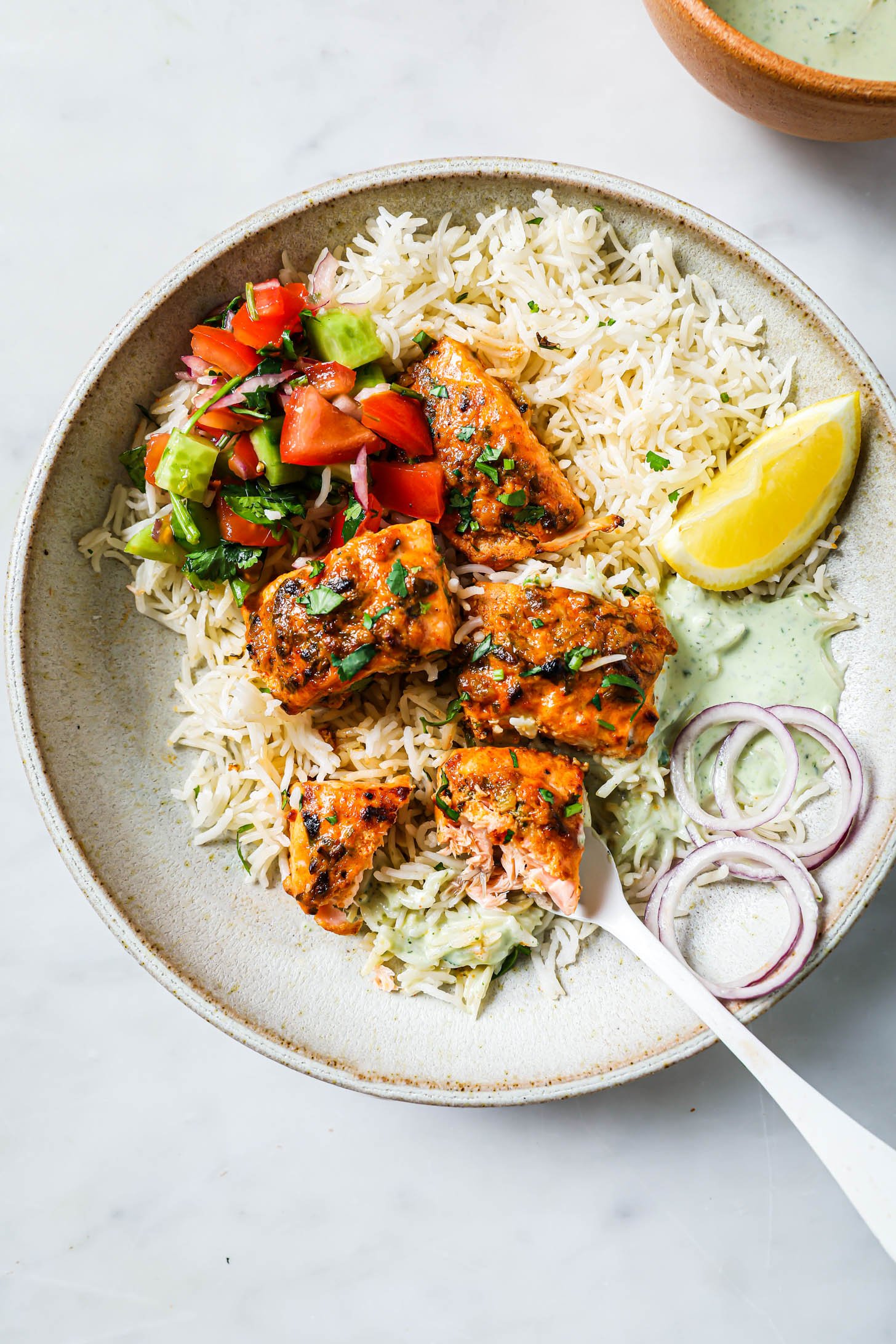Saumon tikka masala