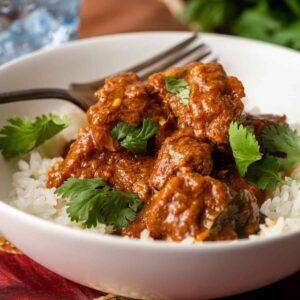 Agneau vindaloo ( Pimenté )