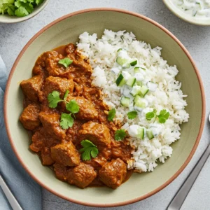 Boeuf vindaloo ( Pimenté )