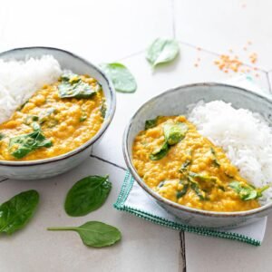 Dhal aux épinards