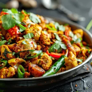 Kothu Roti aux légumes